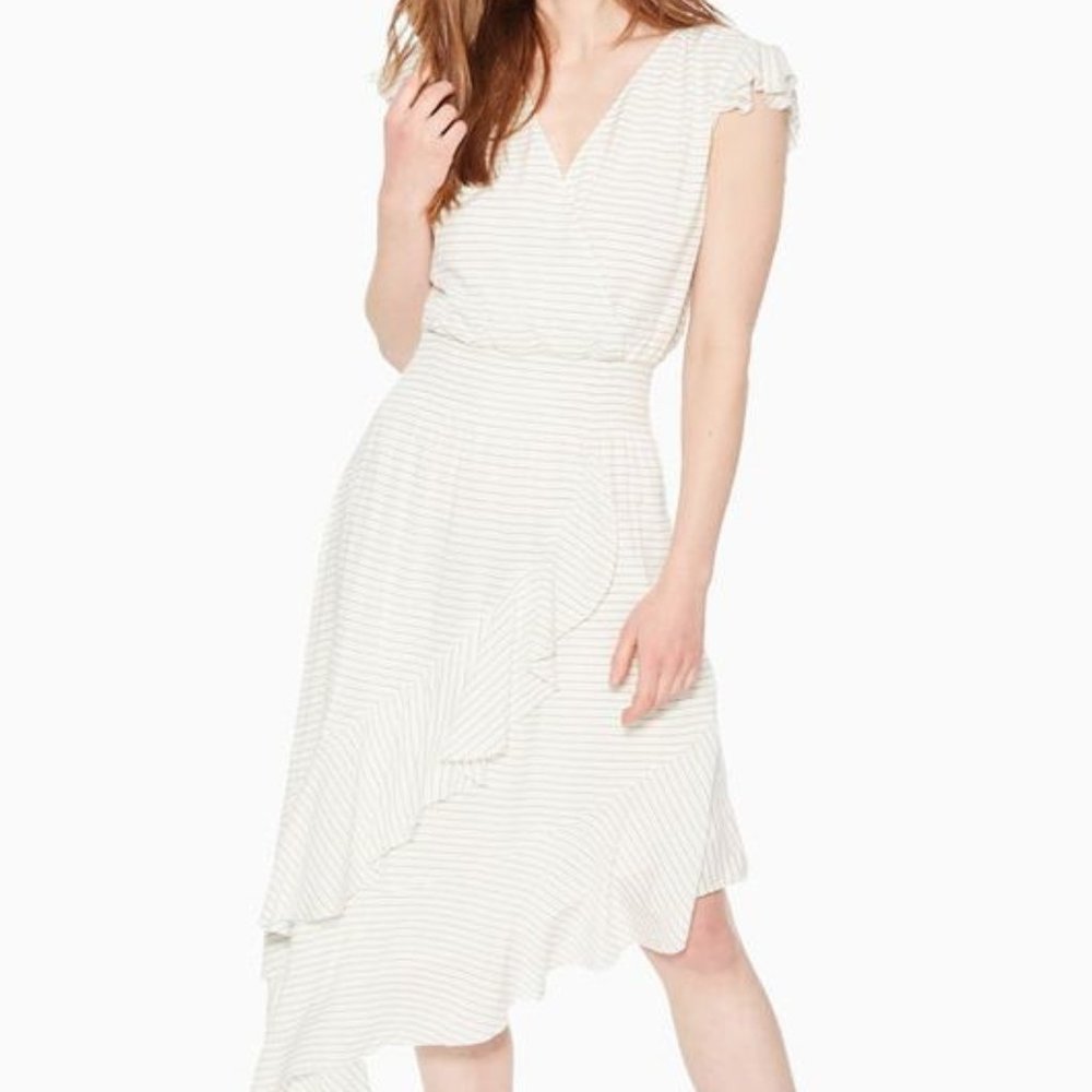 Parker Jannie Striped Dress XS